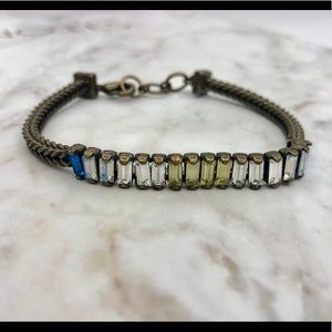 Chloe + Isabel Crystal Baguette Bracelet